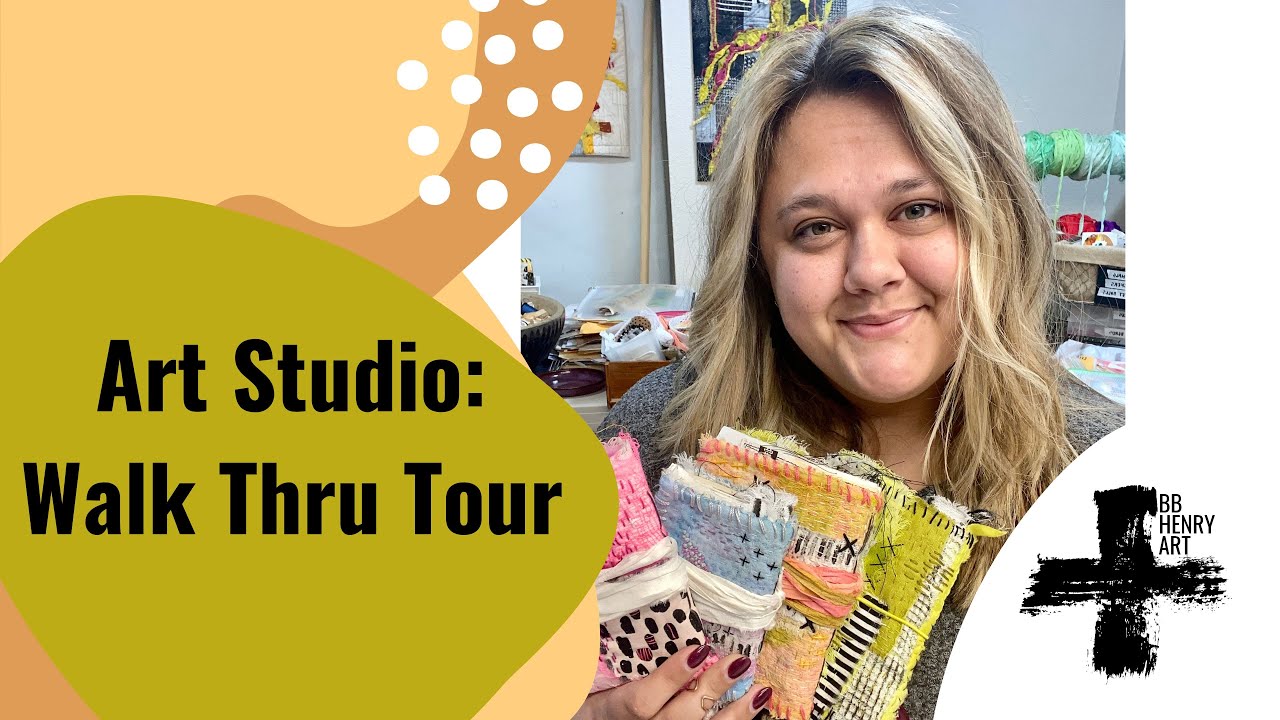 Art Studio Organization: A Tour of my Creative Workspace