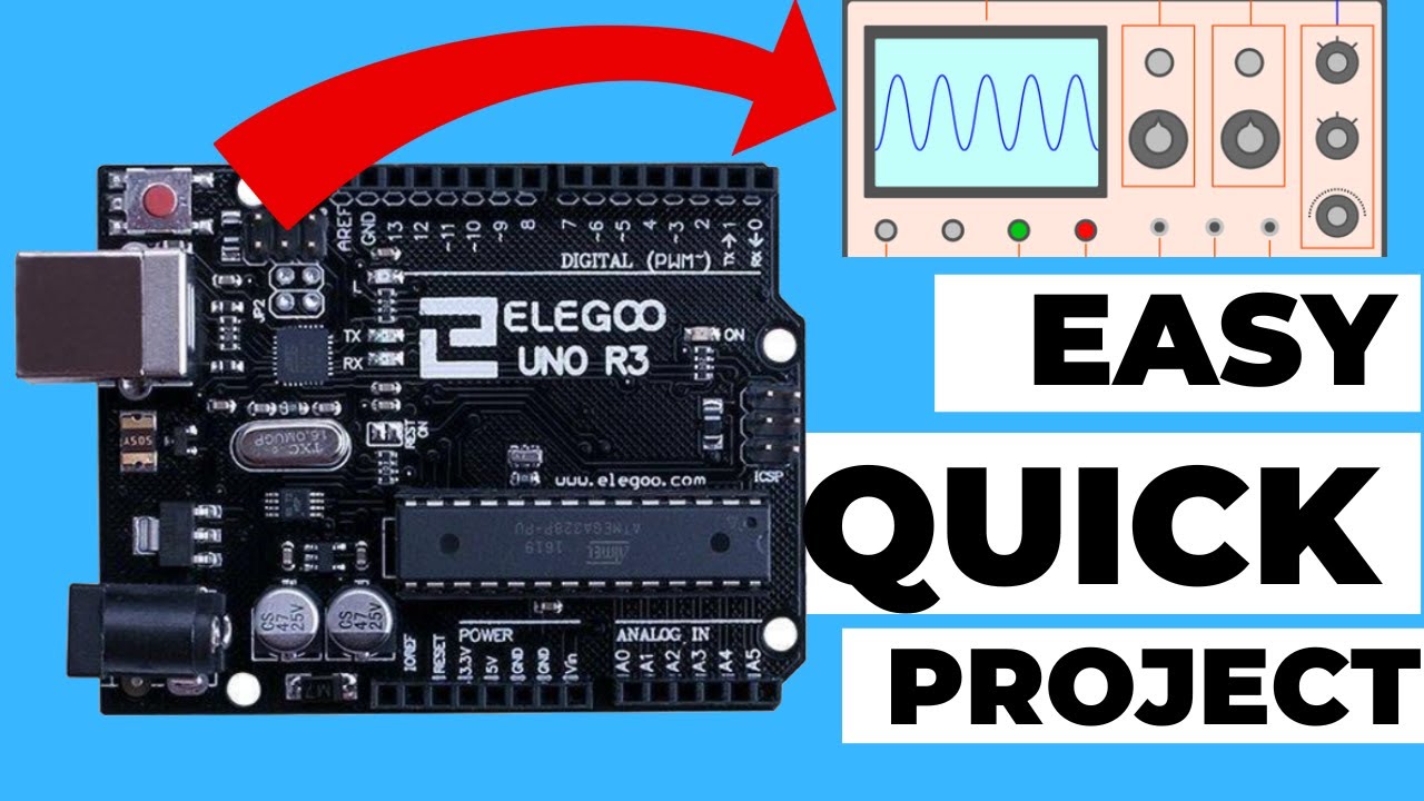 Turn Arduino into Oscilloscope!