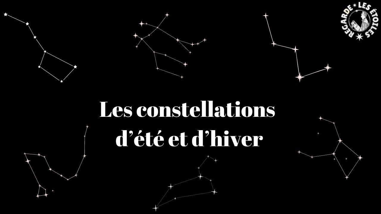 Les principales constellations d'été et d'hiver