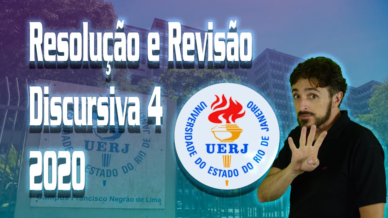 Questão discursiva 4 - BIOLOGIA - UERJ 2020 - Resolução e revisão temática 2020