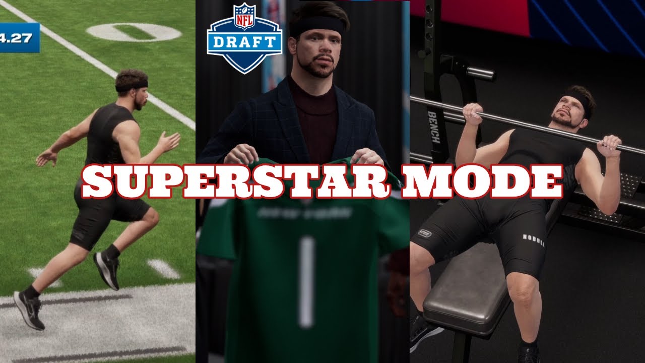 Madden 24 Superstar Mode! EP #1 - NFL Combine, Draft & Preseason!