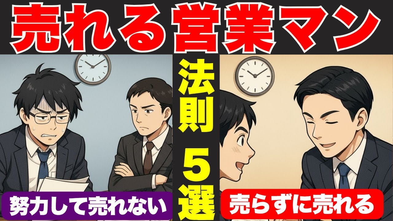 【科学が証明】素直な人ほど営業で成功する5つの法則 【営業初心者必見】