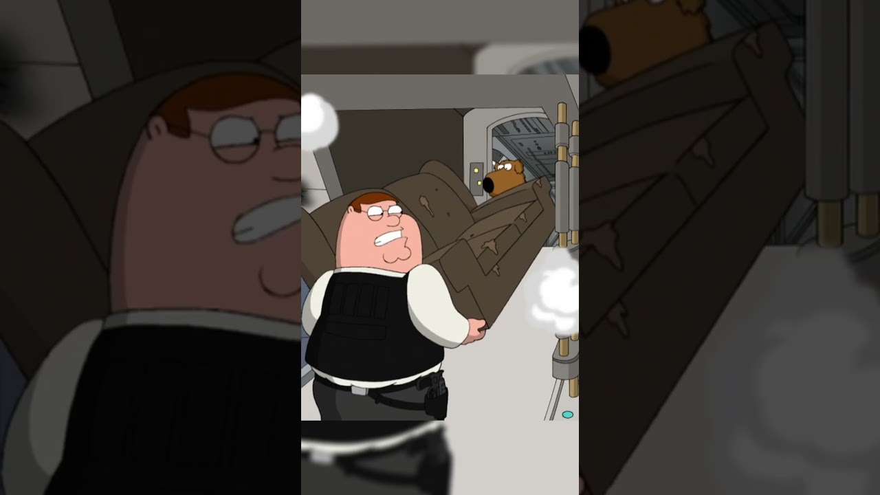 Peter Griffin delivers couch. 