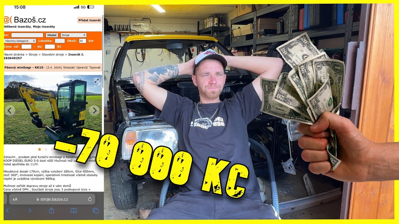 Okradli mě o 70 000 Kč - Mám BAGR co svět neviděl #podvod #robinvales