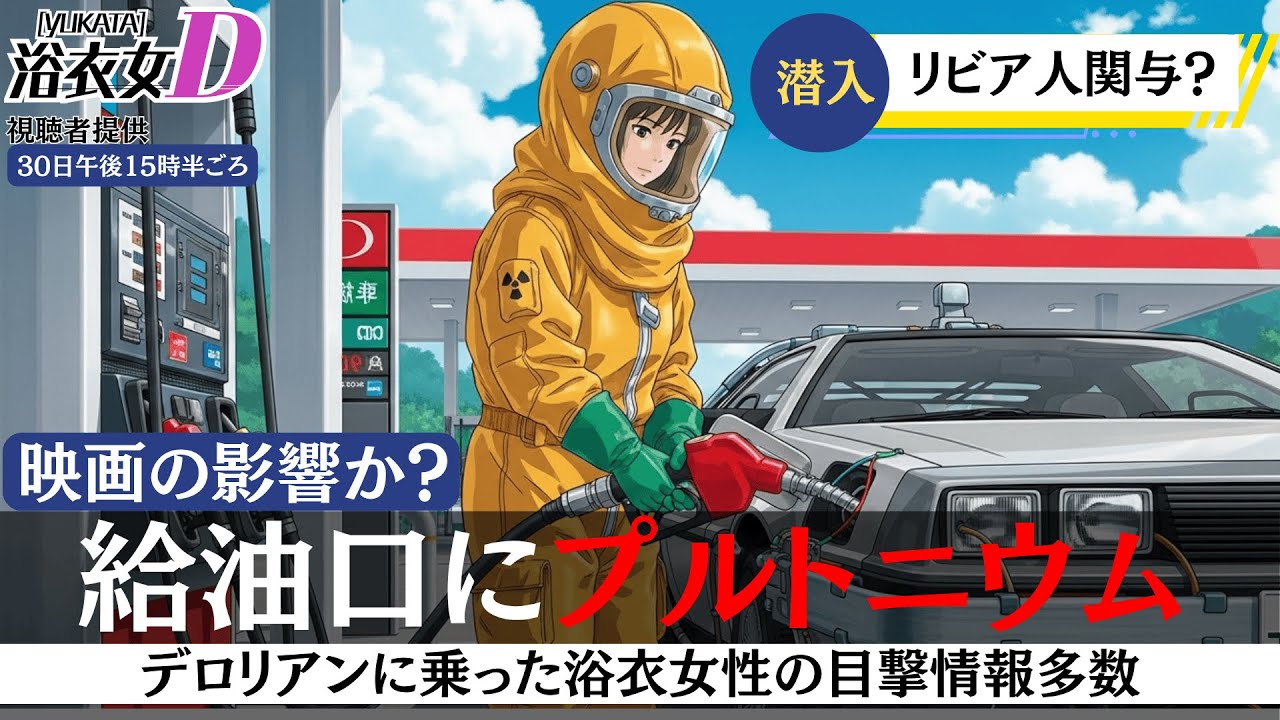 AI架空アニメ「頭文字D（デロリアンにはプルトニウムでしょ！）」OP主題歌
