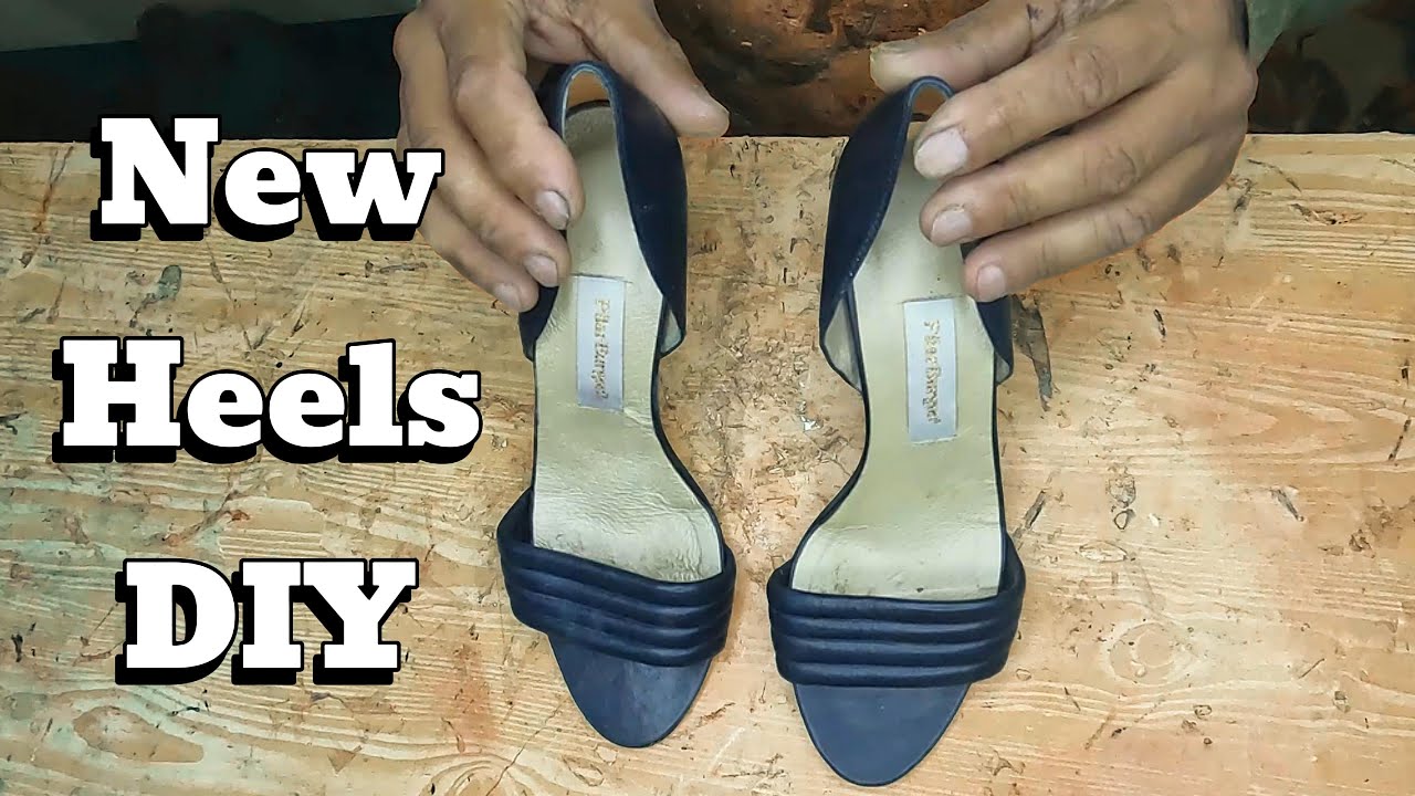 Преобразите изношенные каблуки в стильные новые модели! | DIY Урок по реставрации каблуков