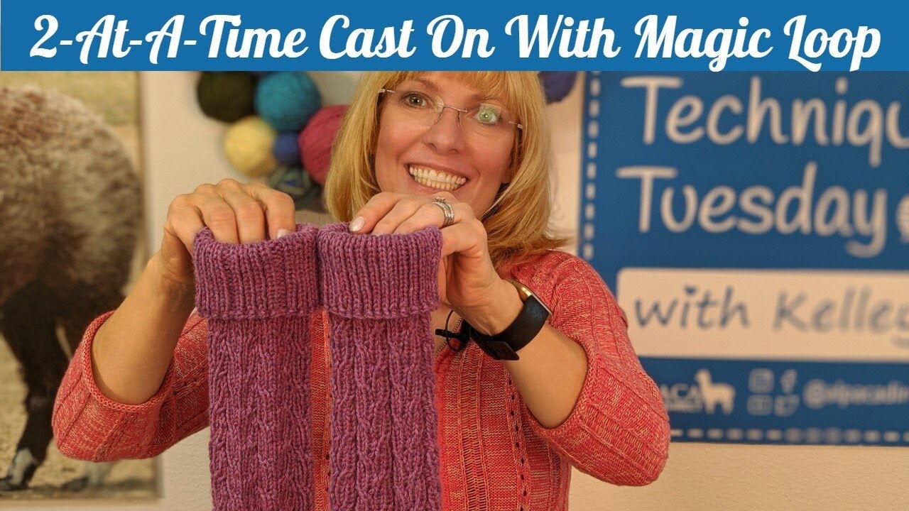 2 @ a Time Knitted Cast On In The Round + Mischa's Leg Warmers + New Free Goodies