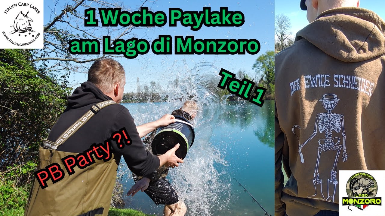 1 Woche Paylake am Lago di Monzoro | Teil 1 | Angeln in Italien