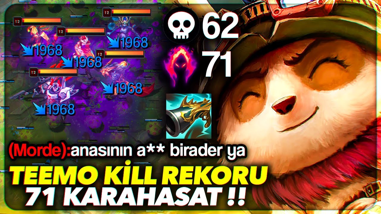 OHAAA !! 71 KARAHASAT TEEMO !! TAHSİLDARLI AKIL ALMAZ BUİLD !! MANTAR NÜKLEER ATOM !! | Ogün Demirci