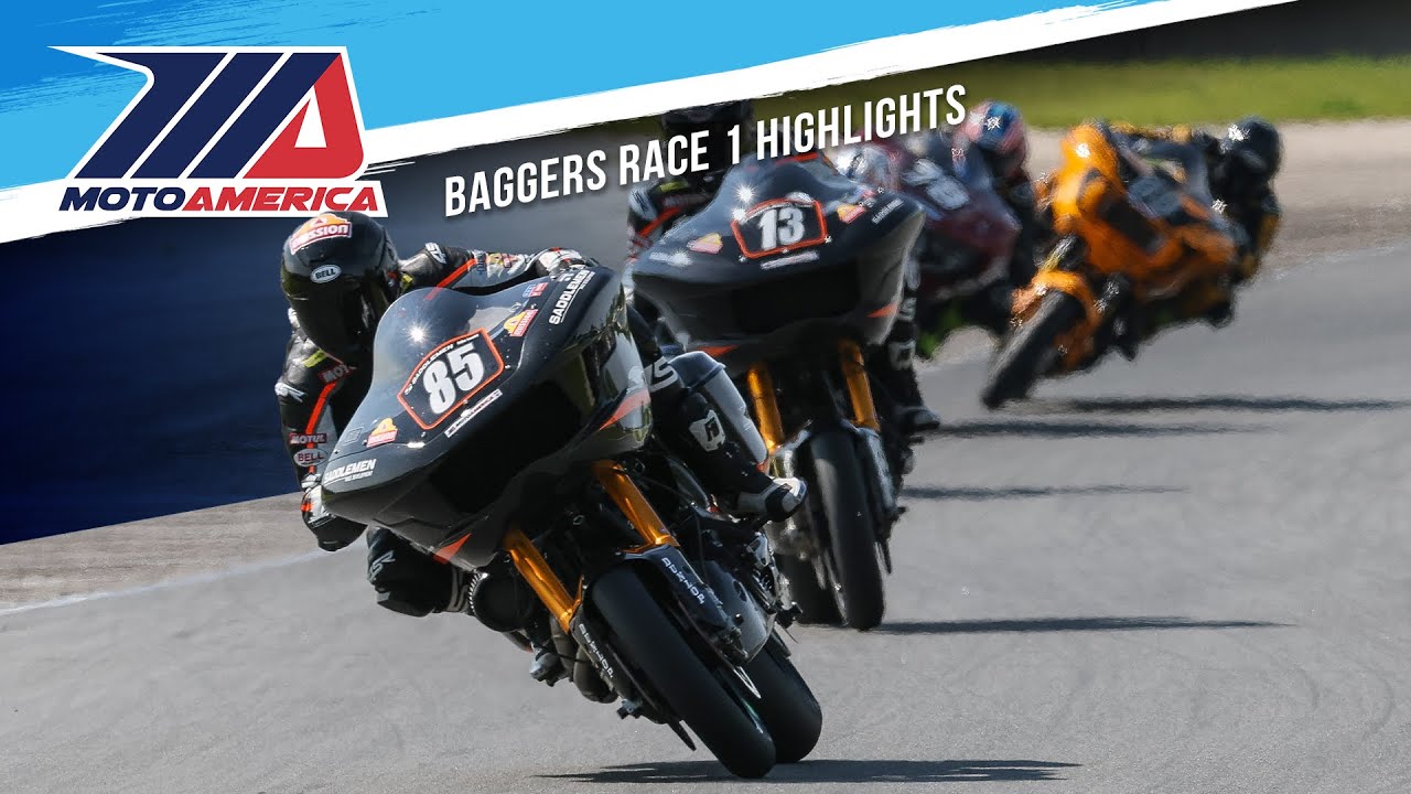 Mission King Of The Baggers Race 1 at Road America 2025 - HIGHLIGHTS | MotoAmerica