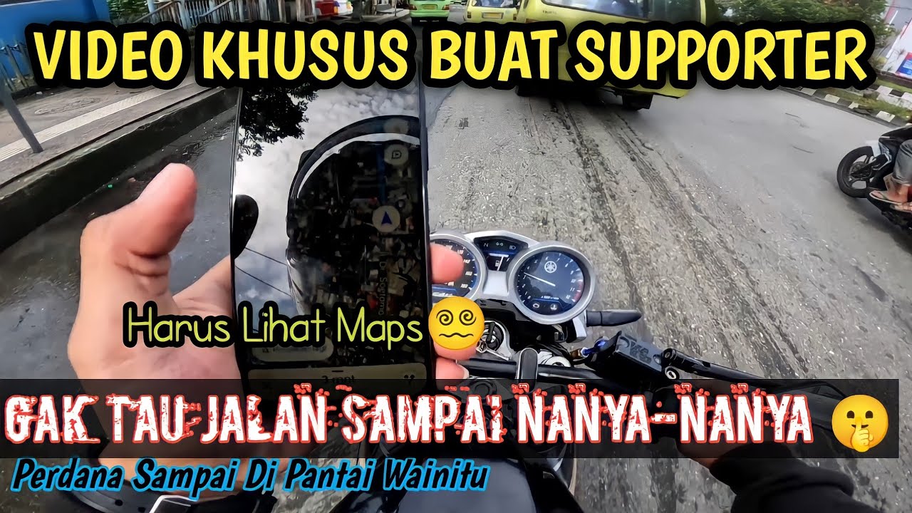 PANTAI WAINITU‼️Permintaan Supporter☺️, Kota Ambon📌Motovlog Indonesia
