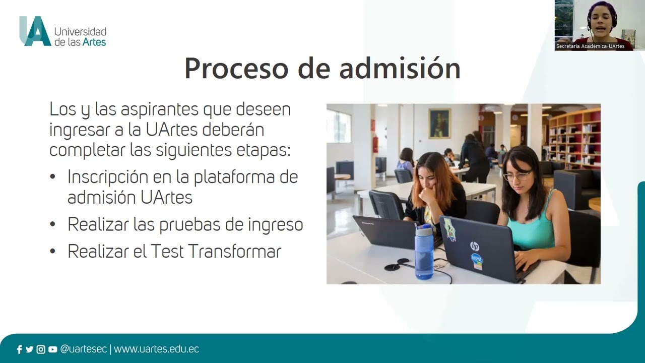Proceso de Admisiones UArtes 2022