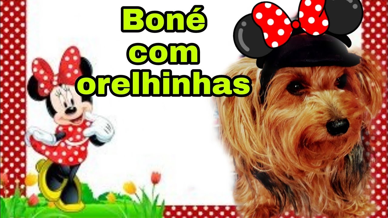 Boné com orelhas/ Molde na descrição