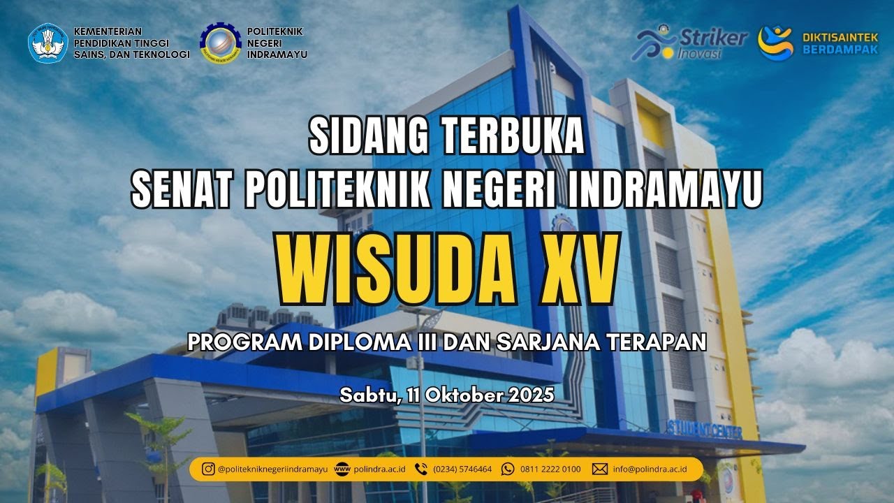 LIVE SIDANG SENAT TERBUKA POLITEKNIK NEGERI INDRAMAYU 