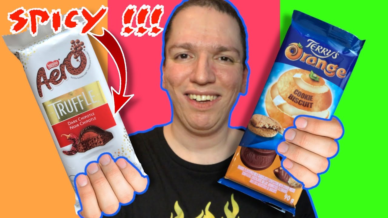 TASTE TESTING  CANADIAN &  BRITISH Fruity Chocolate Bars