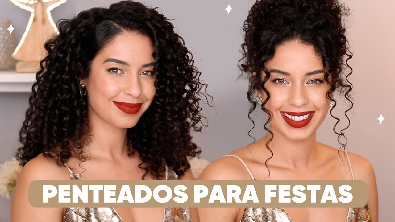 PENTEADOS PARA FESTA EM CABELO CACHEADO: Rápido, Duradouro e Sem Segredo! 🦁 | JULIANA LOUISE