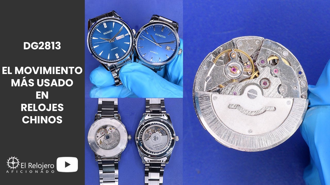 DG2813. La maquinaria más usada en relojes automáticos chinos baratos