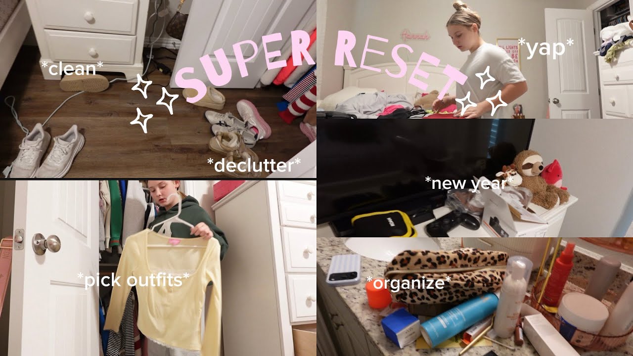 RESET MY LIFE | clean, organize, declutter, chat, rebrand