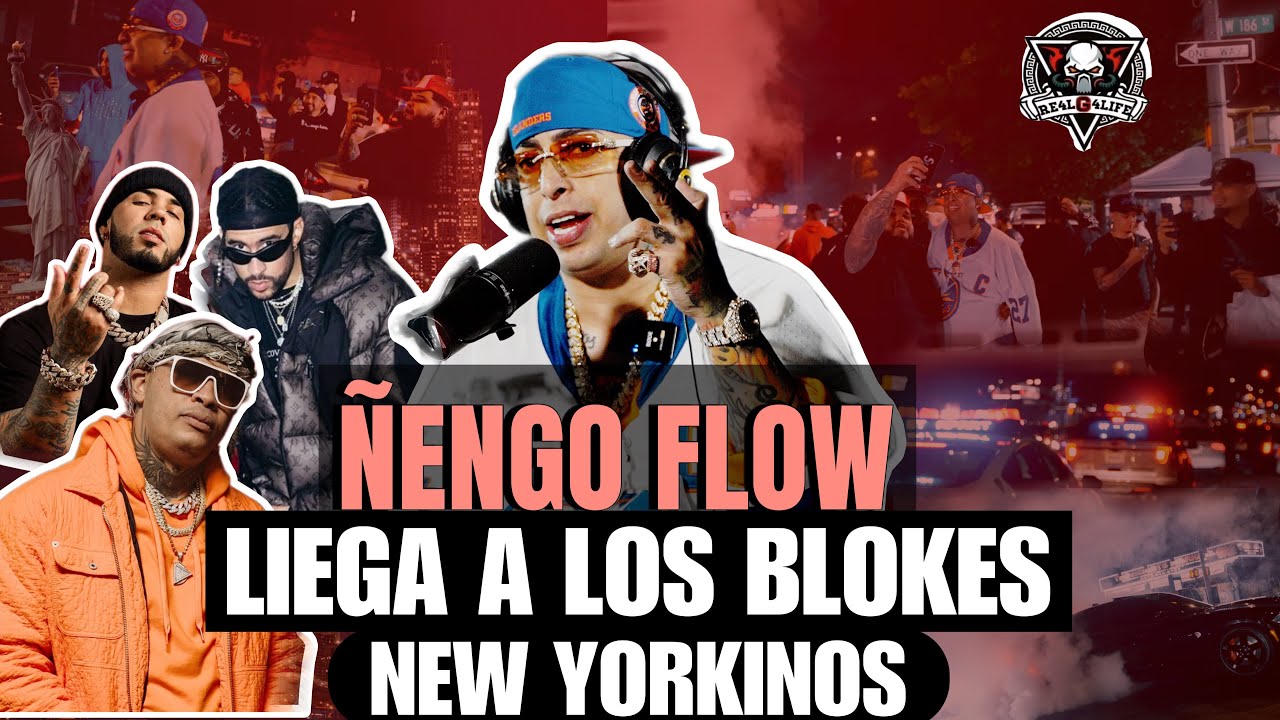 ÑENGO FLOW HACE HISTORIA DESDE LOS BLOKES DE WASHINTON HEIGHTS & EN EXLUSIVA REAL G 4LIFE vol#4 EP
