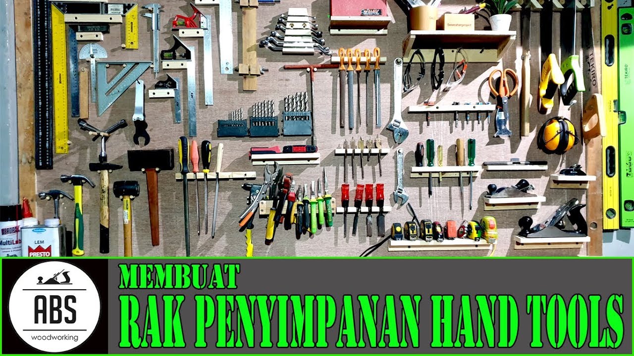 CARA MEMBUAT Rak Hand Tools UNTUK WORKSHOP KAYU, TERNYATA MUDAH !!!