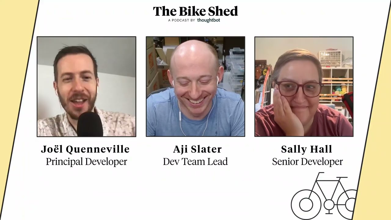 Candid conversations between senior developers | The Bike Shed on video