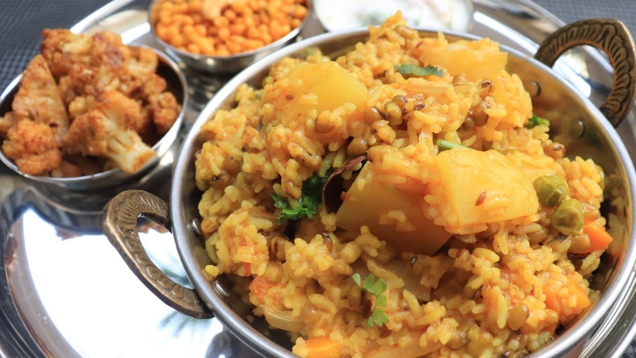 பாசிப்பயறு சாதம், காலிபிளவர் ரோஸ்ட் இப்படி சுலபமா செஞ்சு அசத்துங்க👌/Pasipayaru Satham&Cauliflower