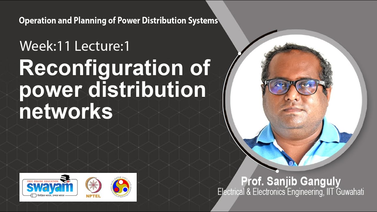 Lec 29: Reconfiguration of power distribution networks