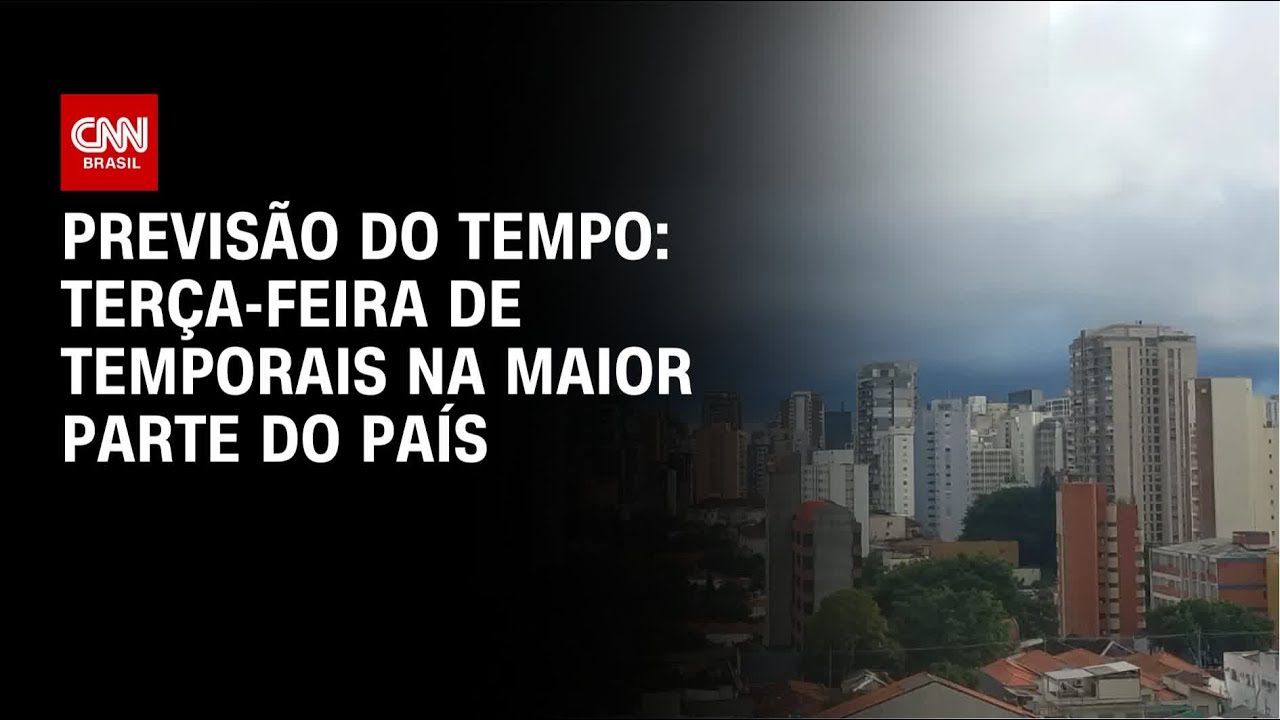 Ciclone impulsiona chuvas em S&atilde;o Paulo e dispara alerta de ventos de 90km/h | CNN NOVO DIA