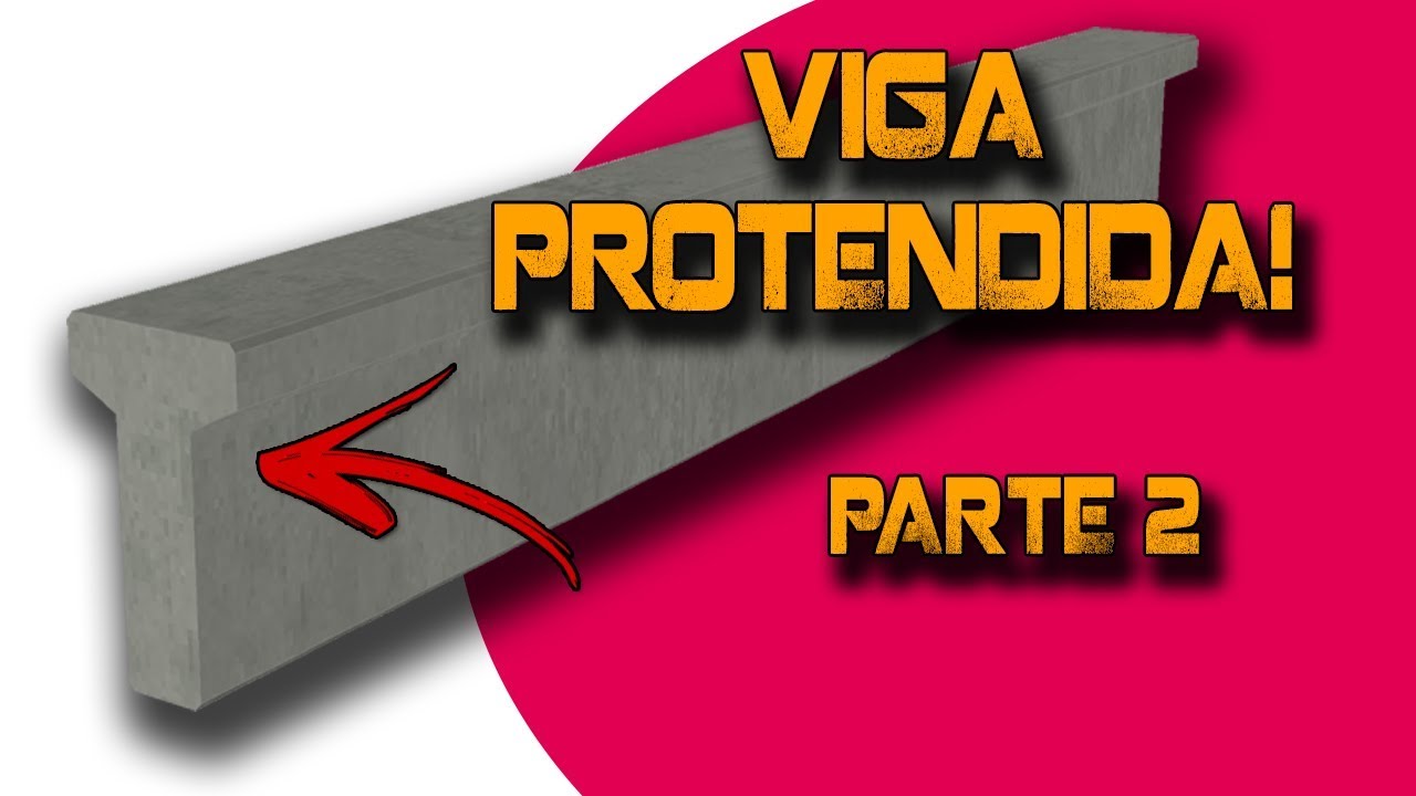 Dimensionamento de uma viga PROTENDIDA - Parte 2