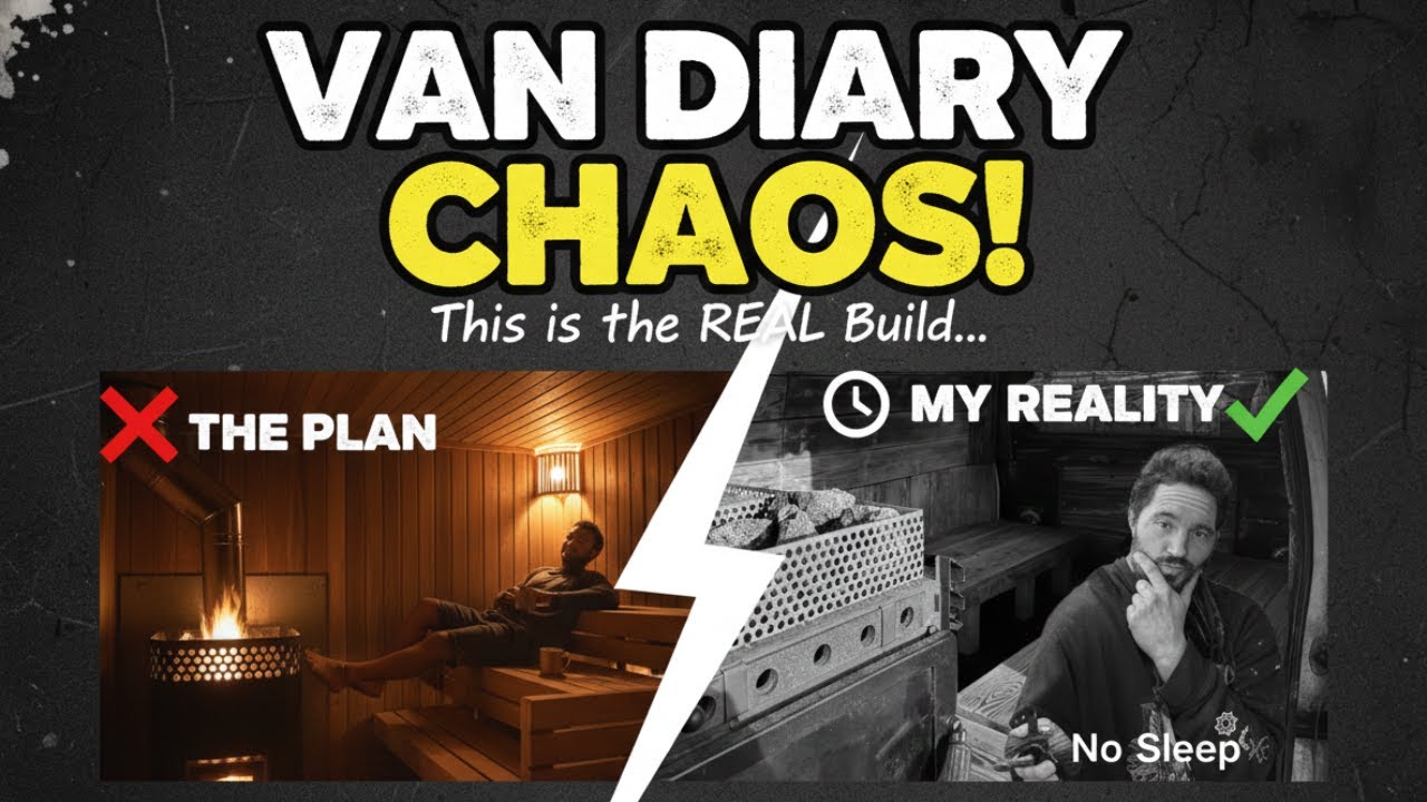 Day1 🔥VanSauna RAW - The VanDiary - 