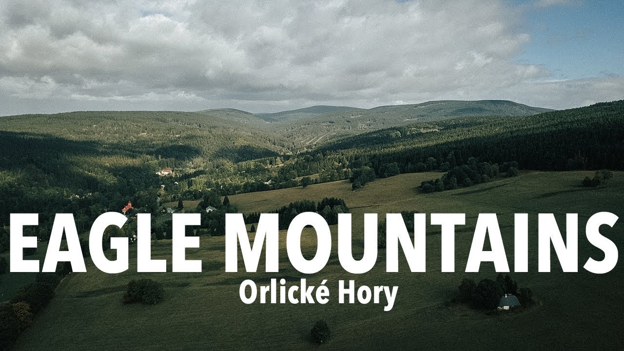 Drone fly over Orlick&eacute; Hory - Eagle Mountains Czech Republic & Time-lapse of Megalithic stones