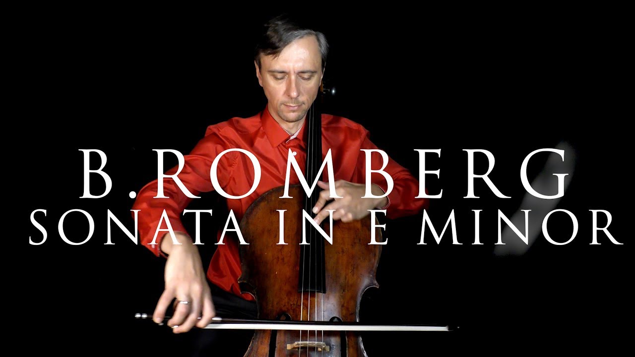 Romberg Sonata E Minor Op 38 No 1 | FAST and SLOW tempo | ABRSM Cello Grade 6