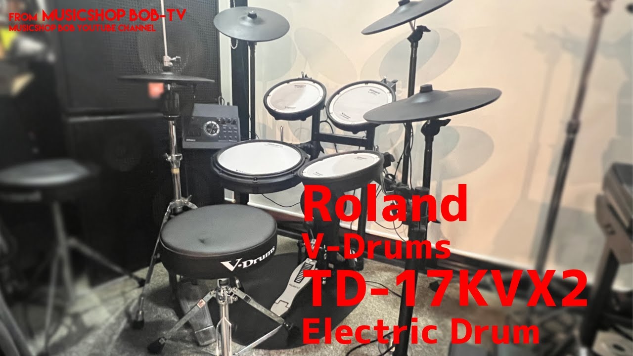 Roland V-Drums TD-17KVX2【商品紹介】電子ドラムセット《売却済》#Roland #Vdrums #電子ドラム #ボブ楽器店 #鹿嶋市 #楽器店 #楽器屋 #ドラム