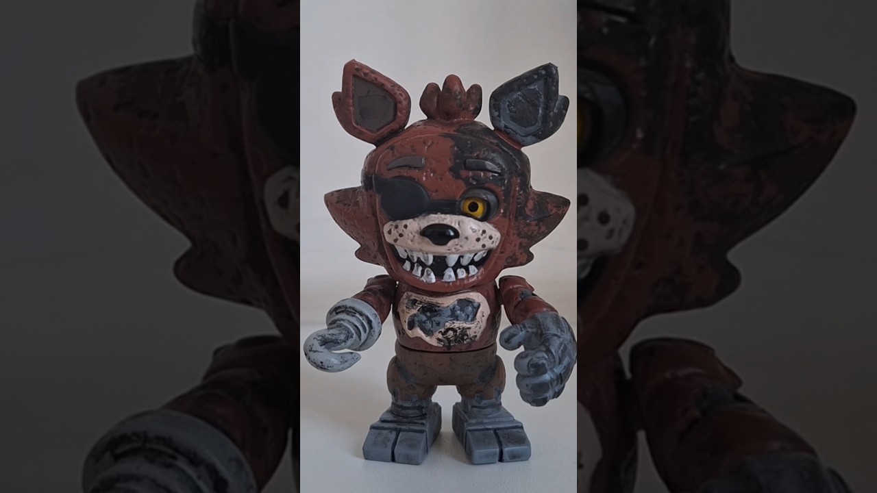 Custom Withered Foxy Funko Snaps! #fnaf #funkosnaps #fivenightsatfreddys #foxy #funko #custom