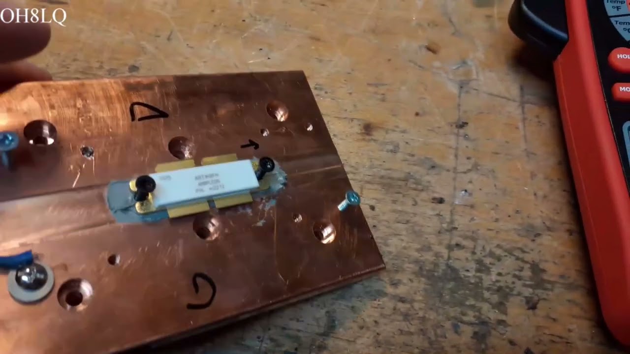 How to solder LDMOS to copper.