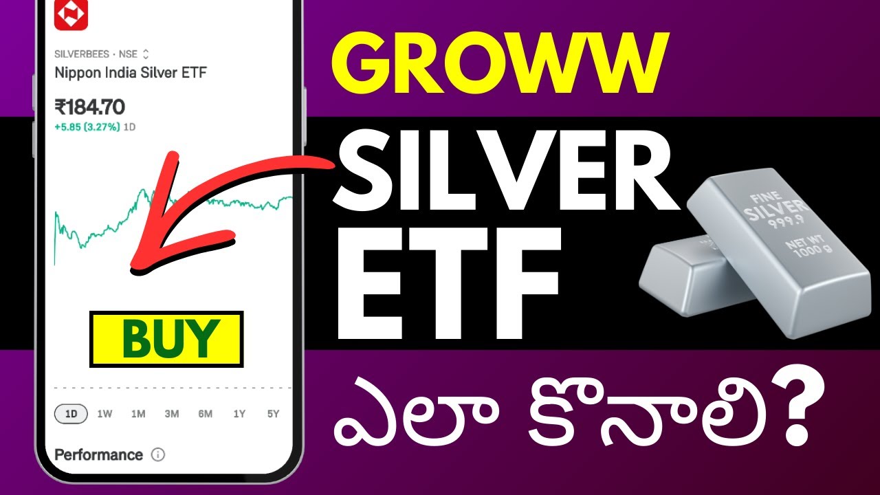 How To Buy Silver ETF In Groww App Telugu - Groww App‌లో Silver ETF ఎలా కొనాలి?