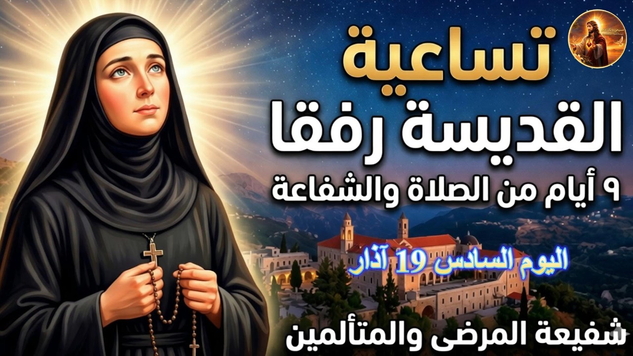 تساعية القديسة رفقا - اليوم السادس: سرّ الطاعة والمحبة 🙏
