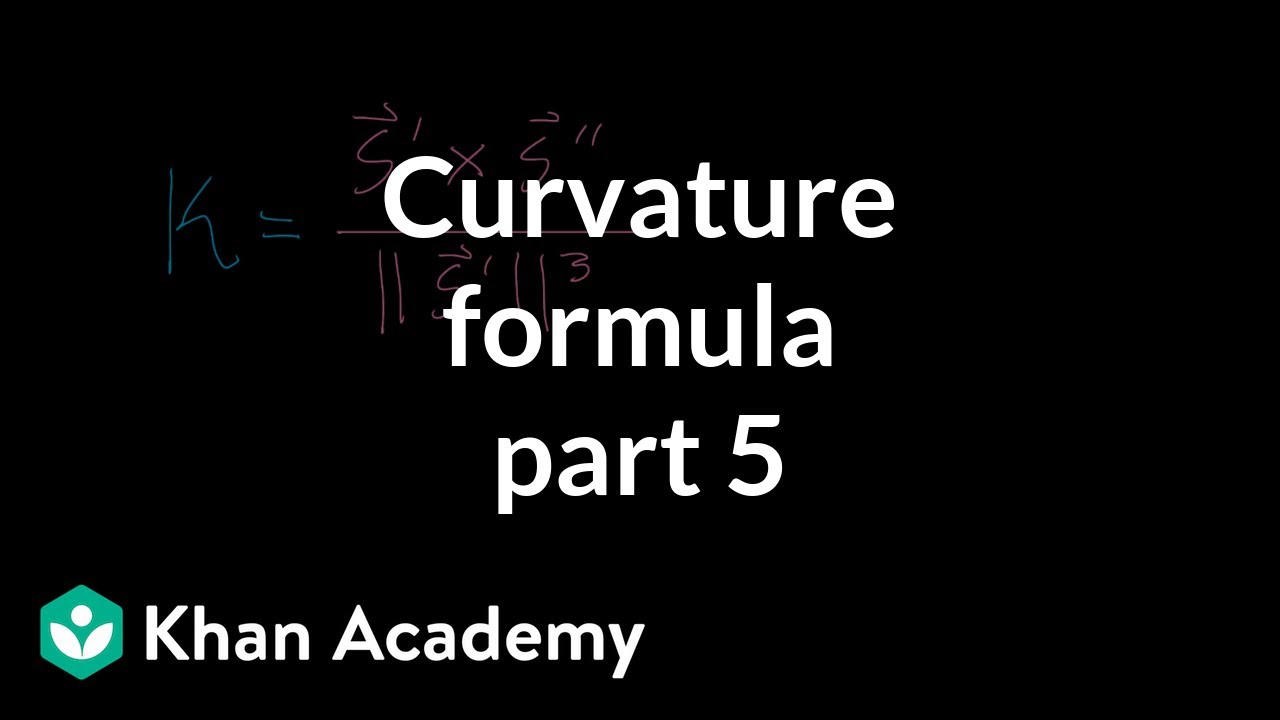 Формула кривизны, часть 5