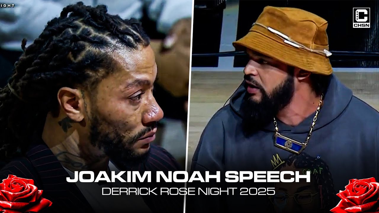 Полная речь Йоакима Ноа — вечер Деррика Роуза 2025 | CHSN Chicago Bulls