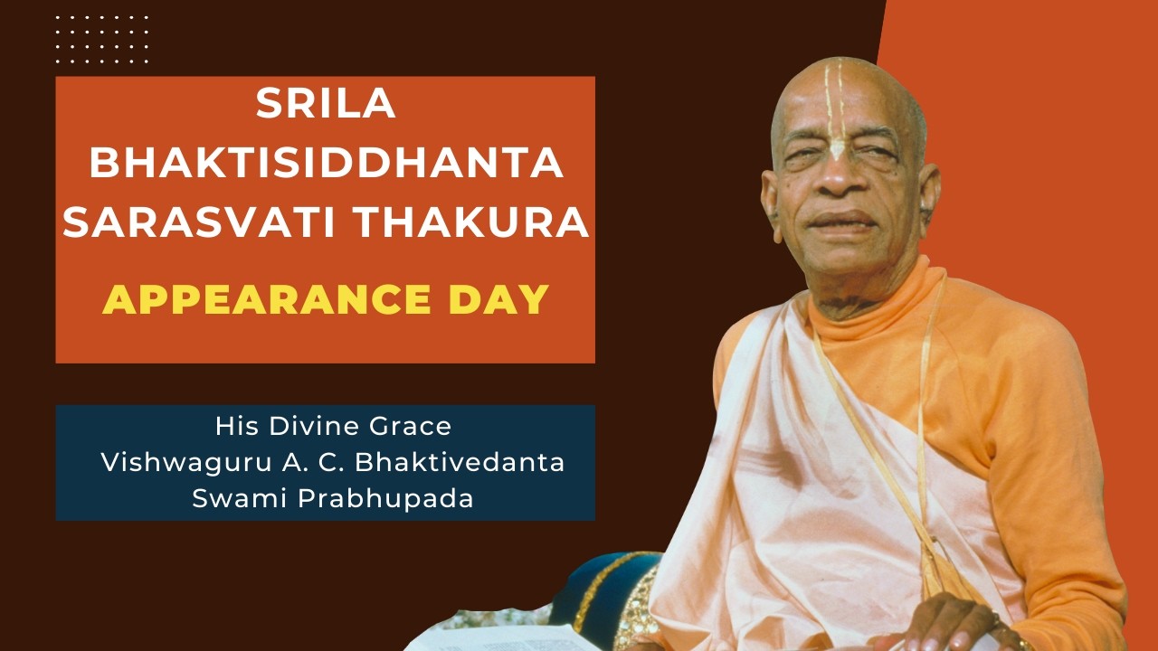 Srila Bhaktisiddhanta Sarasvati Thakura Appearance Day | Vishwaguru Srila Prabhupada | 06.02.2026