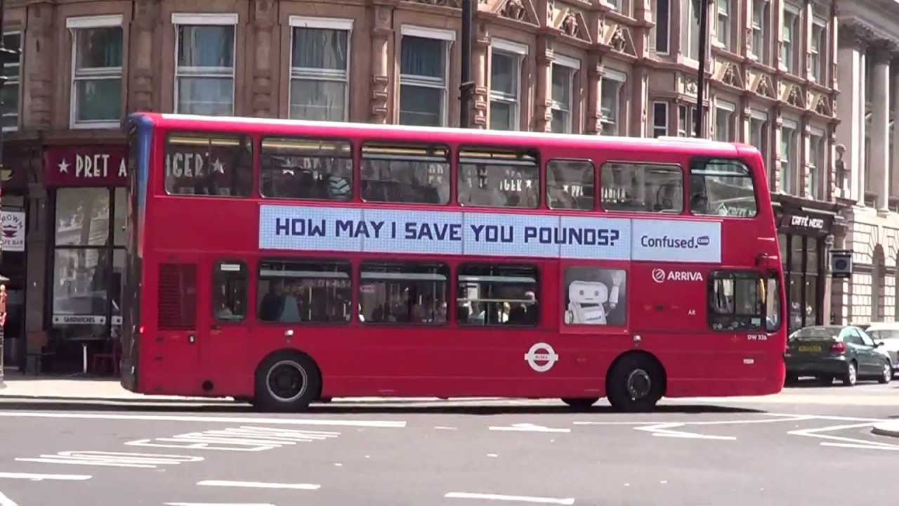 (HD) Bus Observations at Aldwych 21.7.13