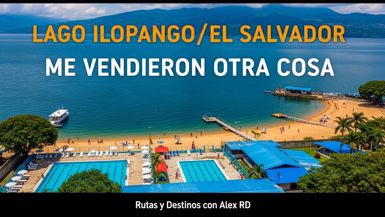 😍 El Lago de Ilopango: belleza volcánica en El Salvador #Ilopango#ElSalvador#RutasYDestinosConAlexRD