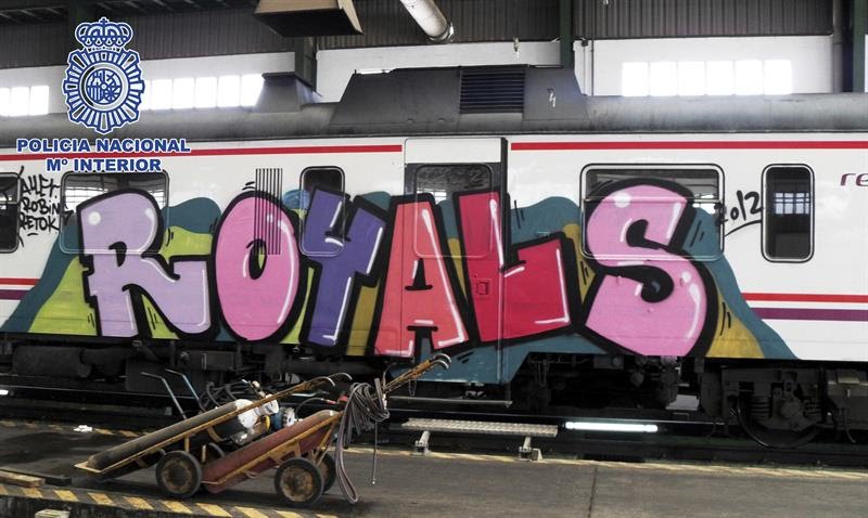Detienen a 20 grafiteros por causar daños valorados en casi dos millones de euros