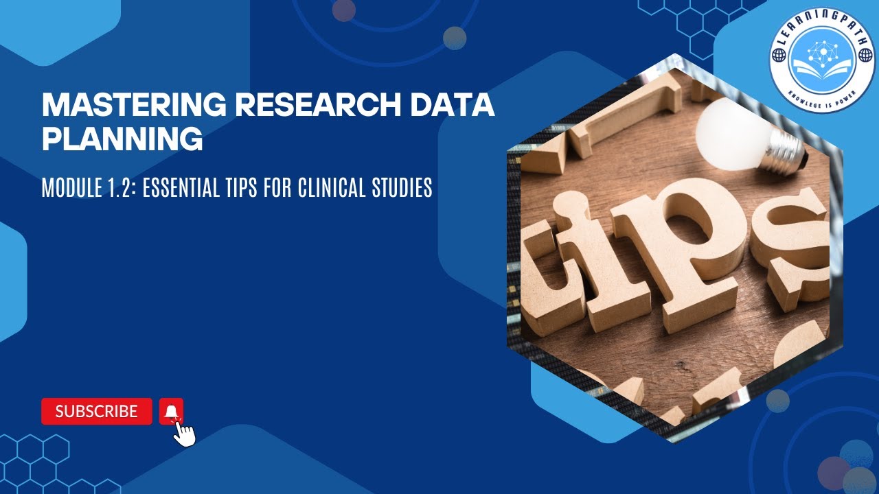 Mastering Research Data Planning: Essential Tips for Clinical Studies| Optimize Your Clinical Trials