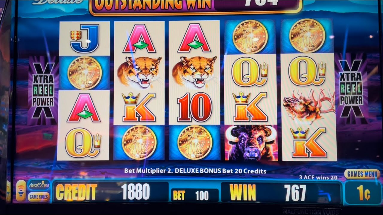 Buffalo Deluxe Slot - 5 coin bonus