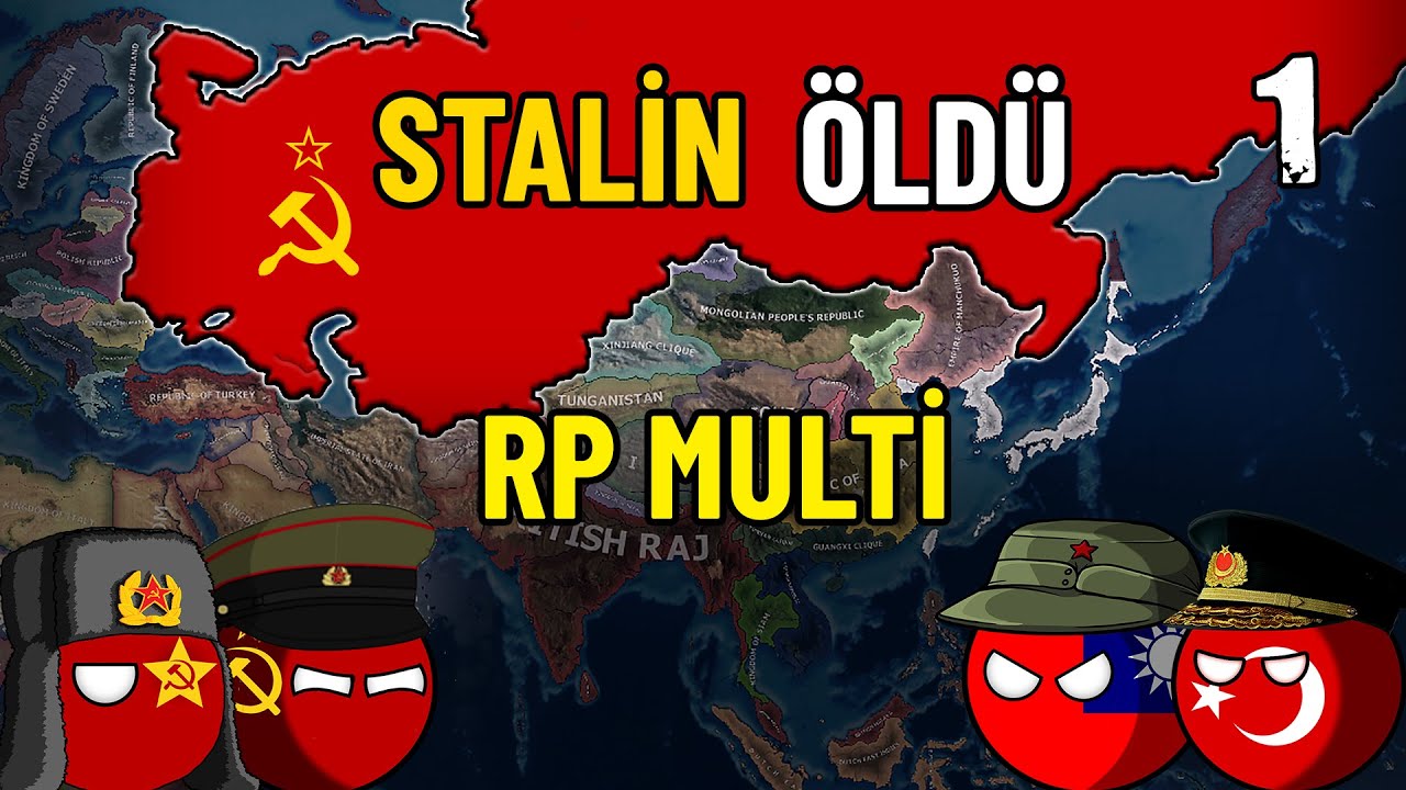 STALİN ÖLDÜ HEARTS OF IRON 4 - MULTIPLAYER SOVYET # 1