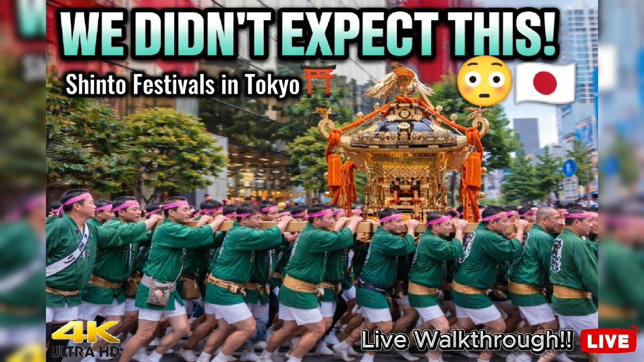 We Didn&rsquo;t Expect This in Japan! 😱⛩️ | Walking Into a Shinto Festival 🇯🇵 #japan #travel #walking