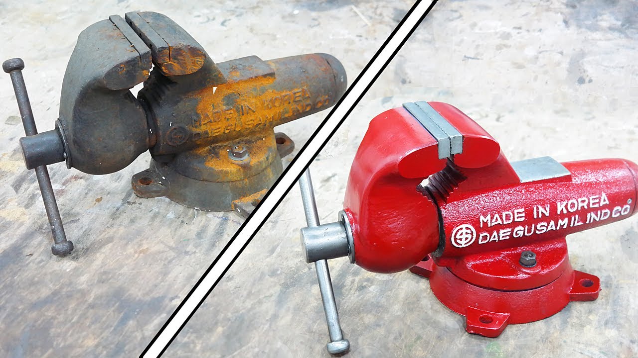 오래되고 녹슨 바이스에게 새 생명을  / Old Rusty Vise Restoration