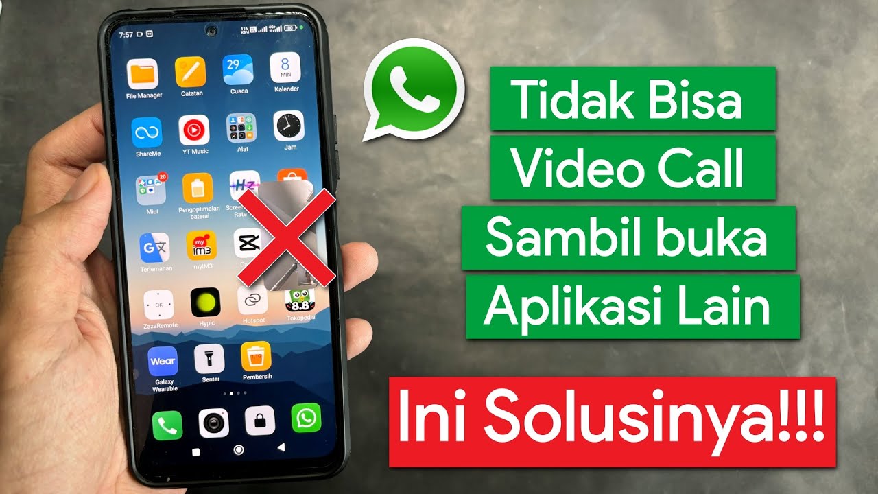 Cara Mengatasi tidak bisa Video Call sambil buka aplikasi lain