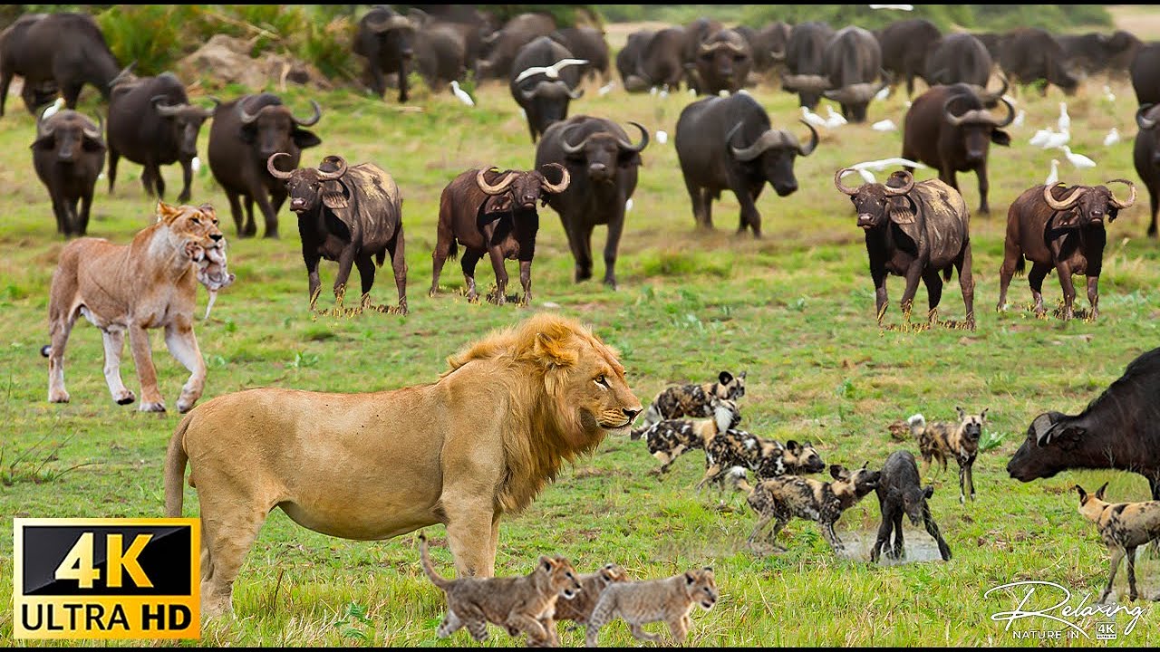 4K African Wildlife: Aberdare National Park, Kenya - Scenic Wildlife Film With Real Sounds